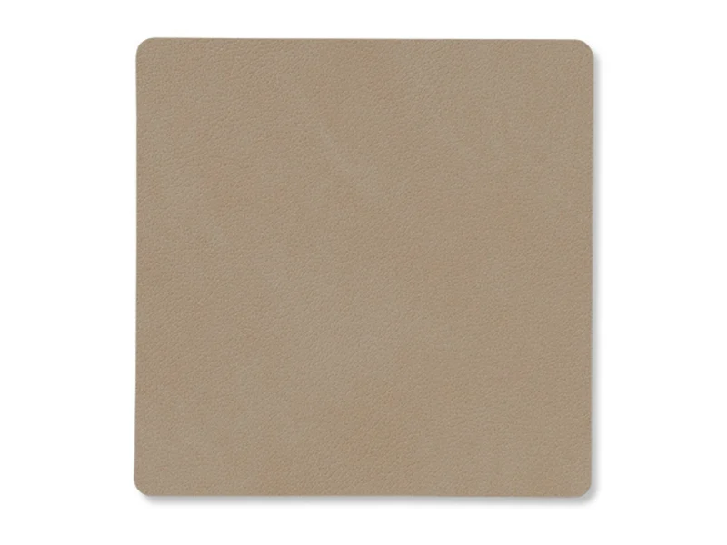 LIND DNA Nupo Untersetzer Square clay brown 10x10cm