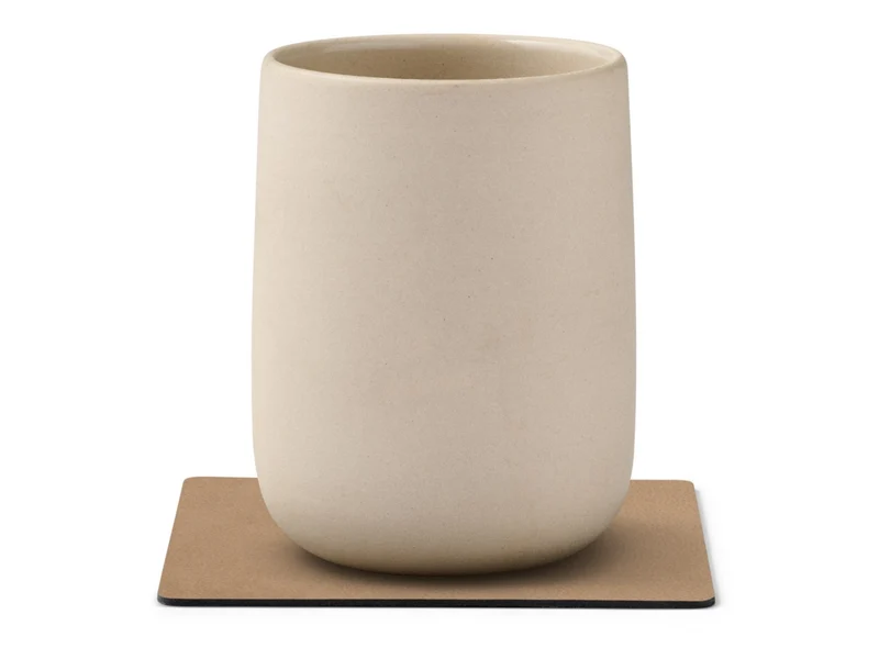 LIND DNA Nupo Untersetzer Square nougat 10x10cm