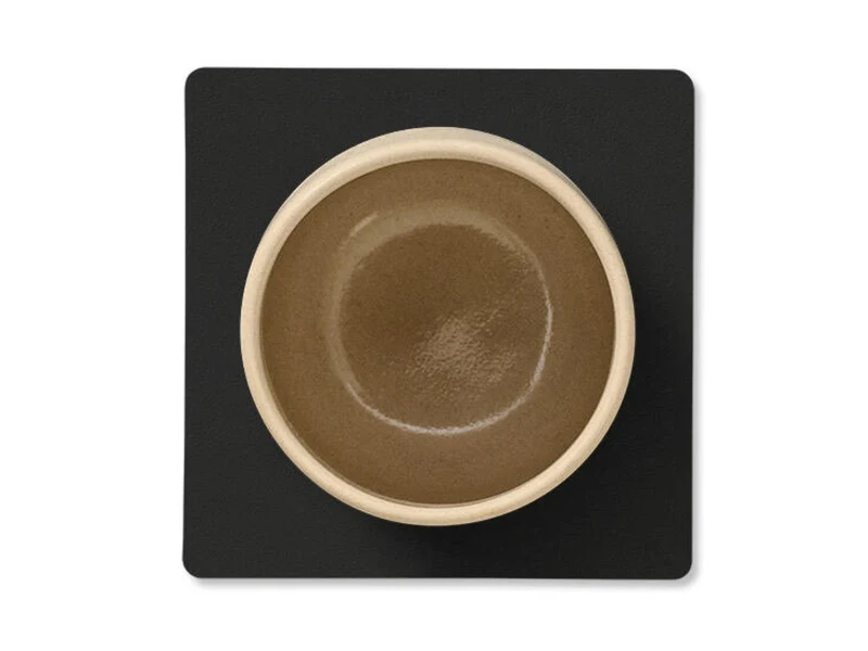LIND DNA Nupo Untersetzer Square black ink 10x10cm