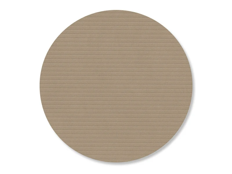 LIND DNA Corduroy Untersetzer Circle clay brown 10cm