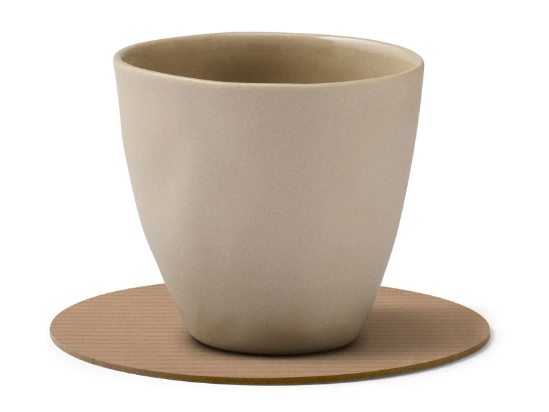 LIND DNA Corduroy Untersetzer Circle nougat 10cm