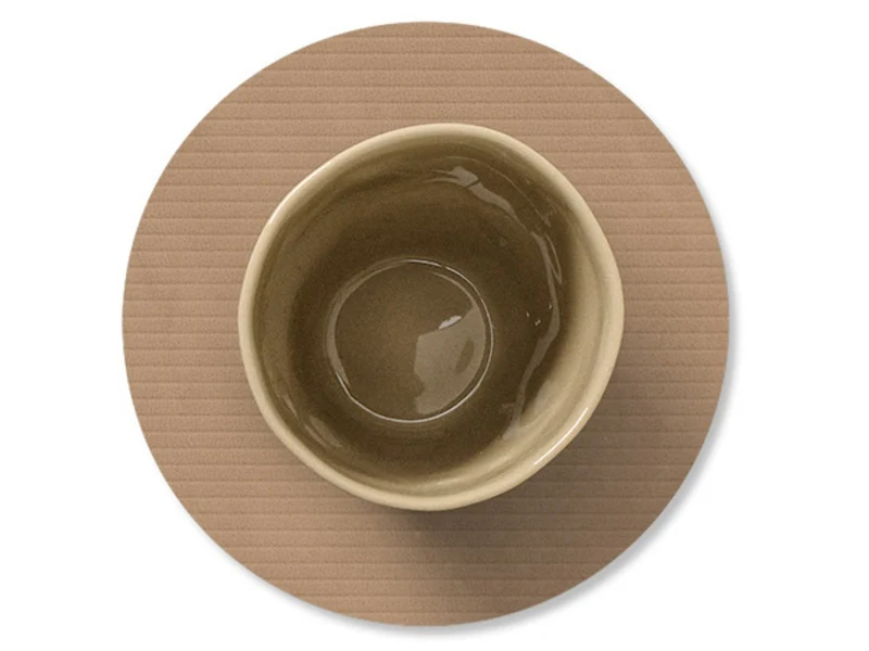 LIND DNA Corduroy Untersetzer Circle nougat 10cm