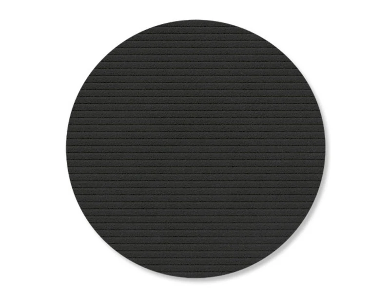 LIND DNA Corduroy Untersetzer Circle black ink 10cm