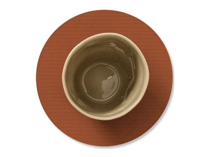 LIND DNA Corduroy Untersetzer Circle rust 10cm