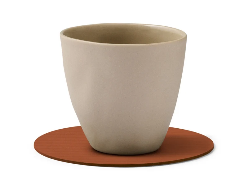 LIND DNA Corduroy Untersetzer Circle rust 10cm