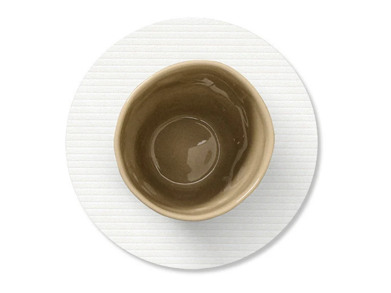 LIND DNA Corduroy Untersetzer Circle pure white 10cm