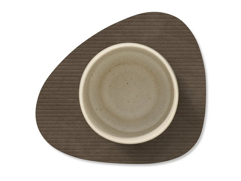 LIND DNA Corduroy Untersetzer Curve caviar 11x13cm