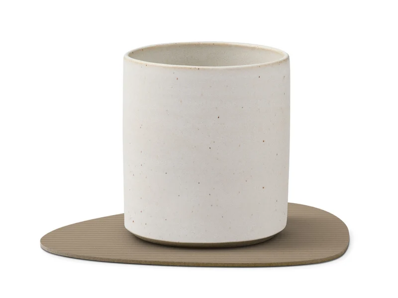 LIND DNA Corduroy Untersetzer Curve clay brown 11x13cm
