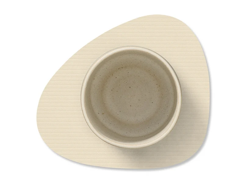 LIND DNA Corduroy Untersetzer Curve vanilla 11x13cm