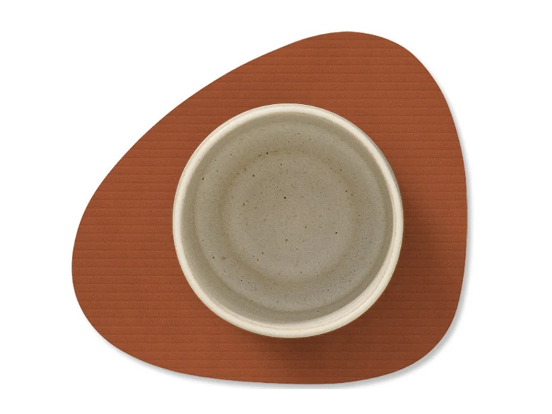 LIND DNA Corduroy Untersetzer Curve rust 11x13cm