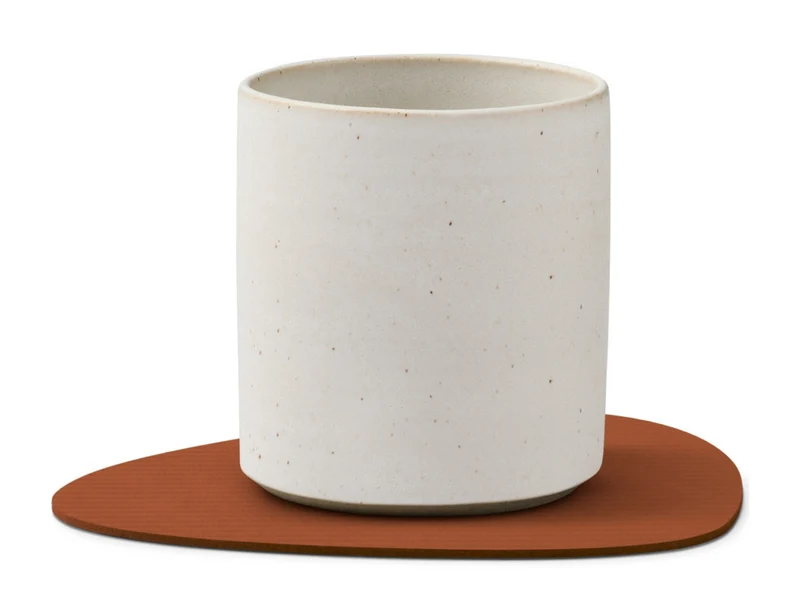 LIND DNA Corduroy Untersetzer Curve rust 11x13cm