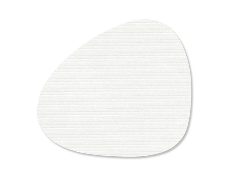 LIND DNA Corduroy Untersetzer Curve pure white 11x13cm
