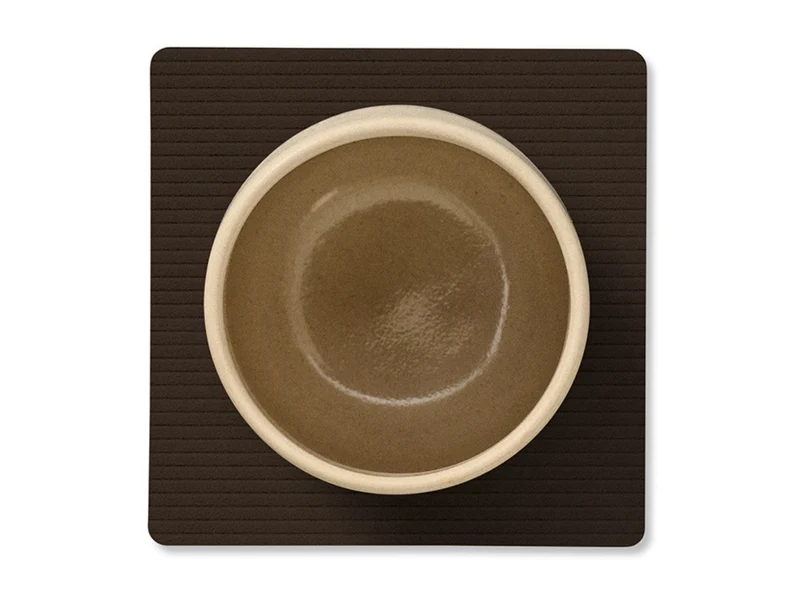 LIND DNA Corduroy Untersetzer Square hazel 10x10cm