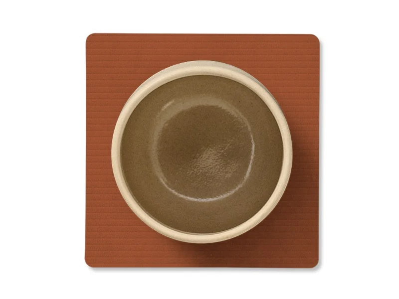 LIND DNA Corduroy Untersetzer Square rust 10x10cm