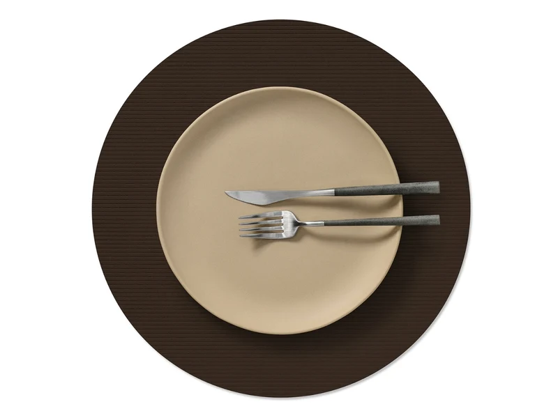 LIND DNA Corduroy Tischset Circle L hazel 38cm