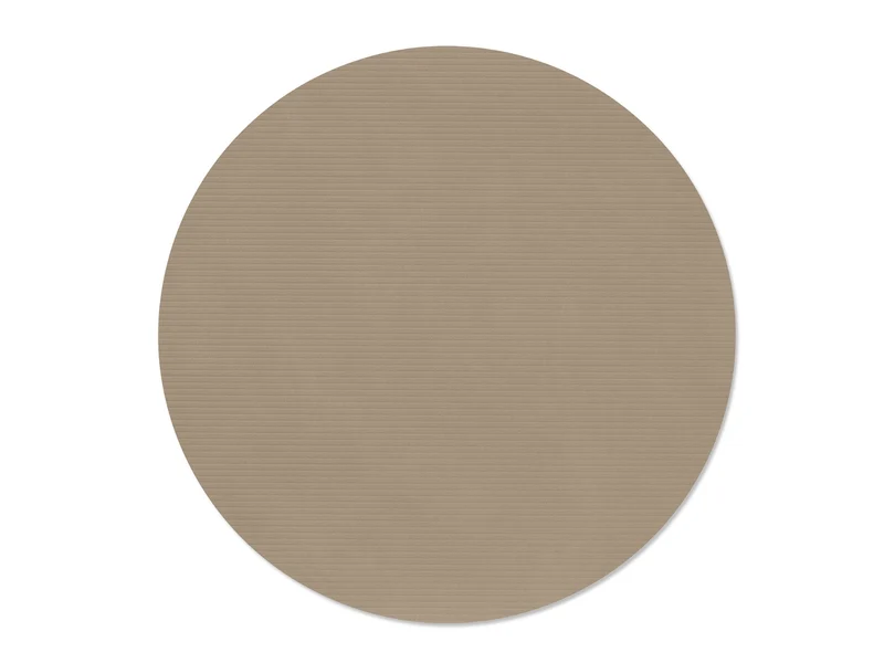 LIND DNA Corduroy Tischset Circle L clay brown 38cm