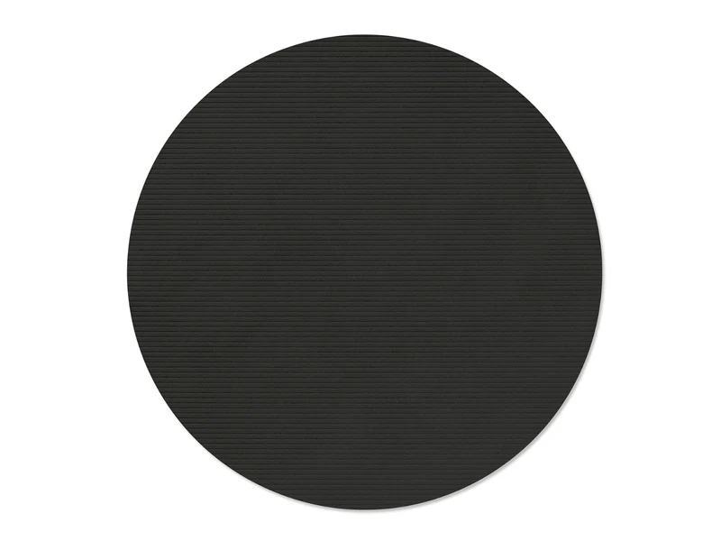 LIND DNA Corduroy Tischset Circle L black ink 38cm