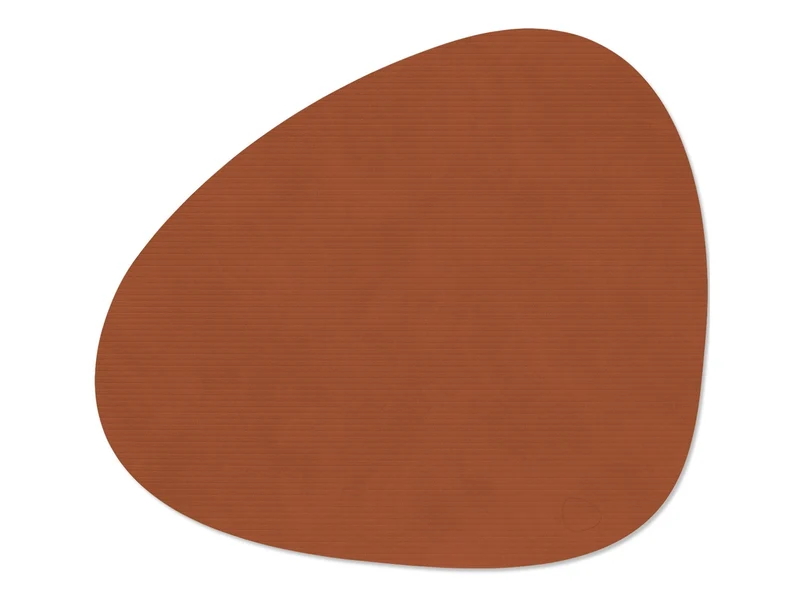 LIND DNA Corduroy Tischset Curve L pure rust 37x44cm