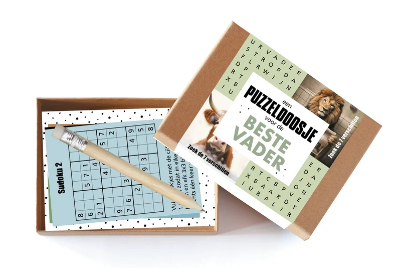 Geschenk Puzzelschachtel "Vatertag"
