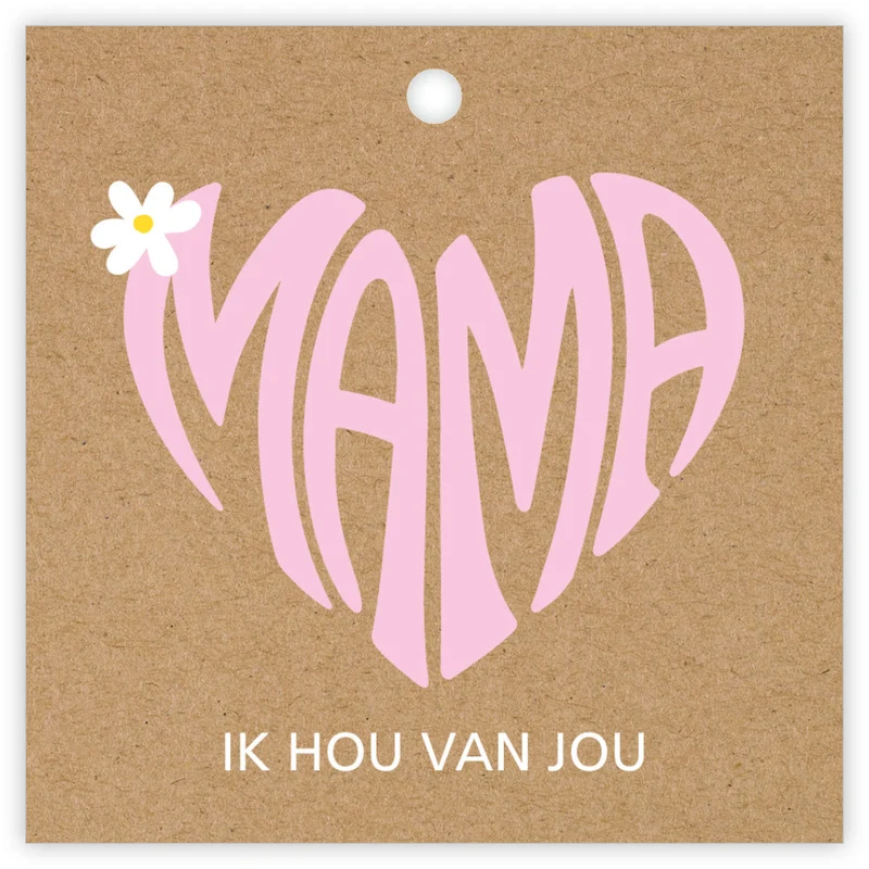 Packung à 12 Geschenkkarten 'Mama, ich liebe dich'