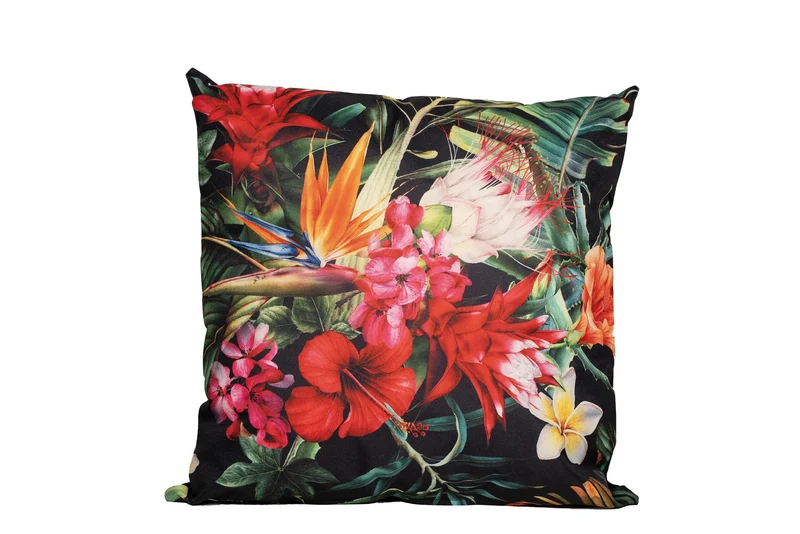 OUTDOOR-KISSEN TROPISCHE BLUME 60X60CM VAKUUMVERPACKT