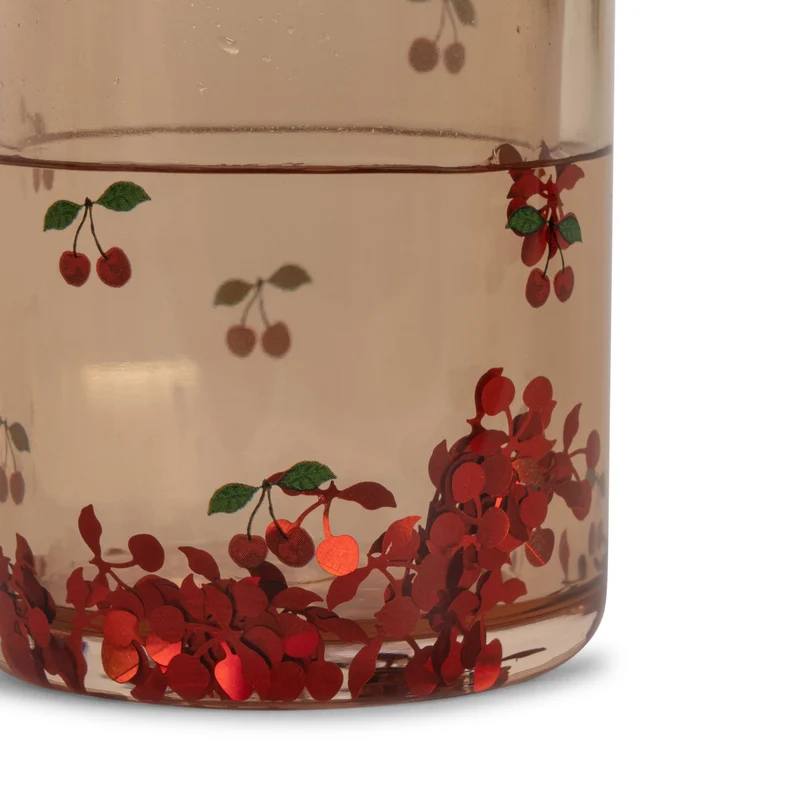 Glitzerbecher 2er Set Cherry