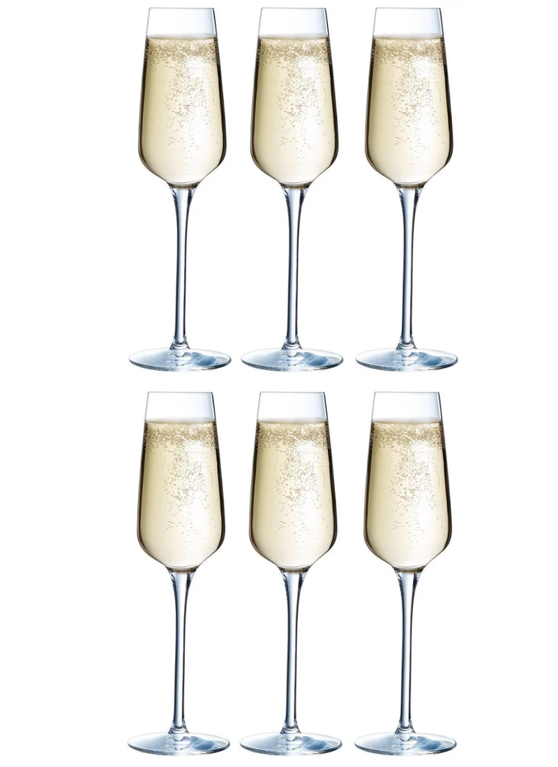 Chef & Sommelier Champagnergläser Sublym Flute 210 ml - 6 Stücke