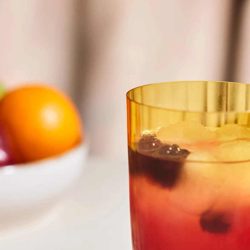 Karaca Dolce Soft Drink Glas 350 Ml Gelb