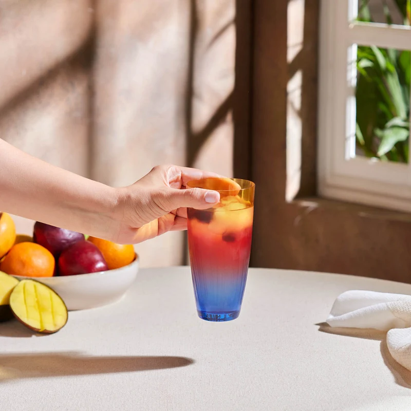 Karaca Dolce Soft Drink Glas 350 Ml Gelb