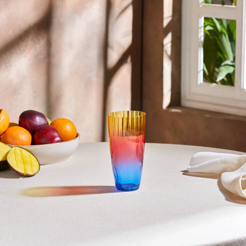 Karaca Dolce Soft Drink Glas 350 Ml Gelb