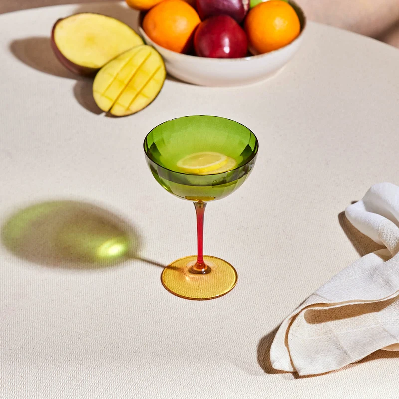 Karaca Bettle Martini Grünes Eisdessertglas