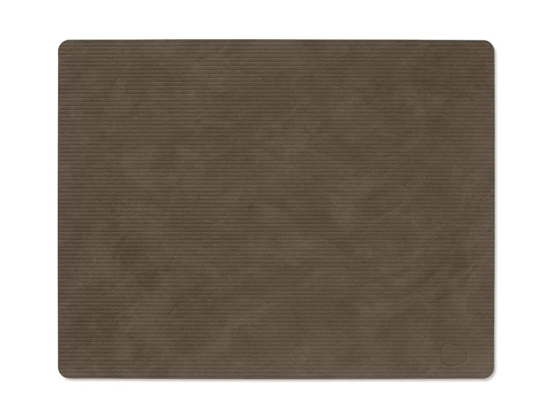 LIND DNA Corduroy Tischset Square L caviar 35x45cm