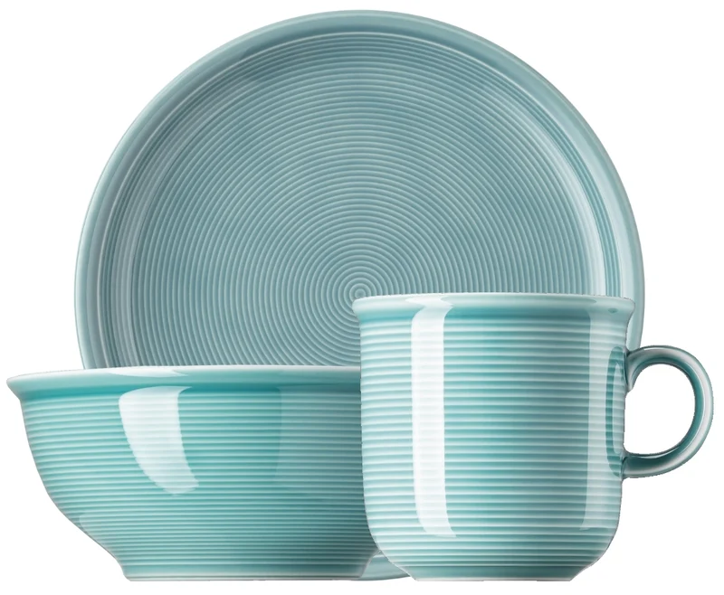 Thomas Trend Colour Ice Blue Frühstücksset 3tlg