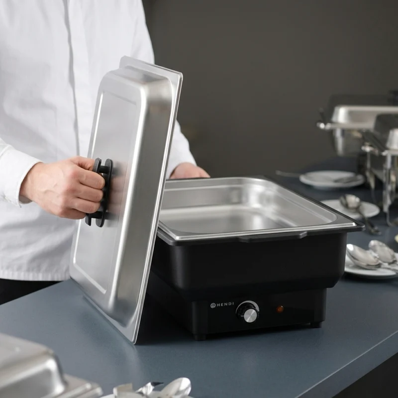 Hendi Elektrische Chafing Dish Tellano - Speisenwärmer - GN 1/1 - 9 Liter