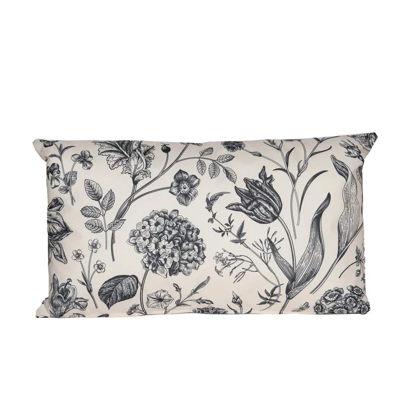 AUSSENKISSEN VINTAGE BLUMEN 30X50CM