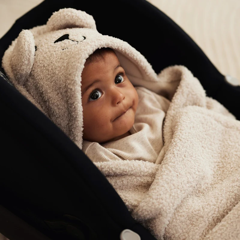 Wickeldecke Bear Boucle