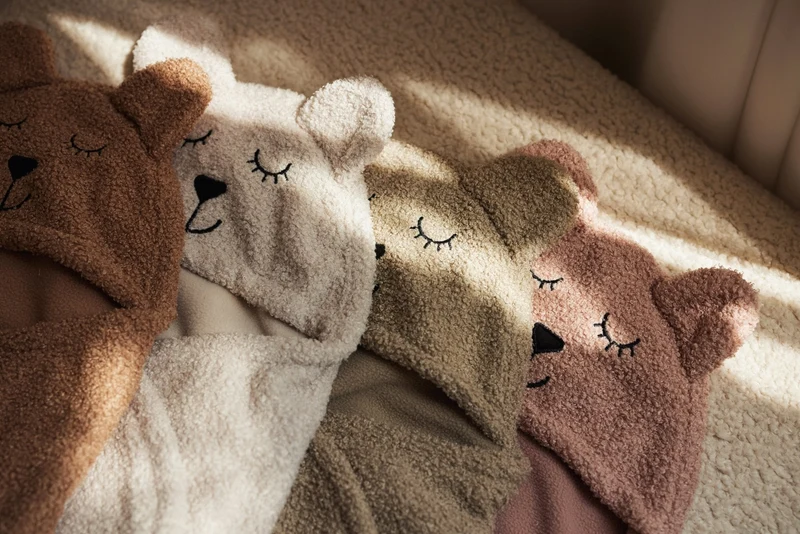 Wickeldecke Bear Boucle