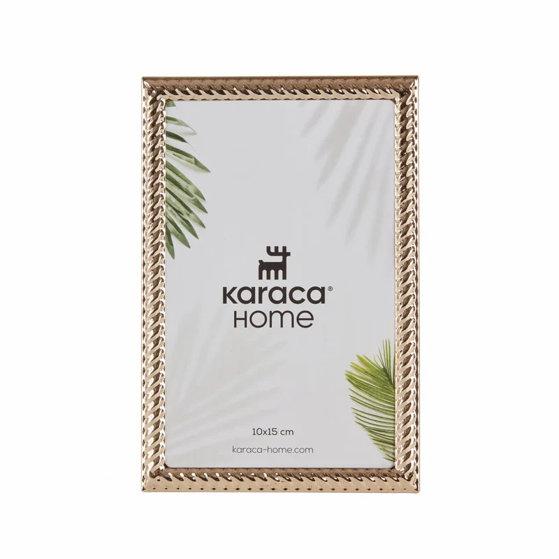 Karaca Home Lola Bilderrahmen Gold 10x15 cm