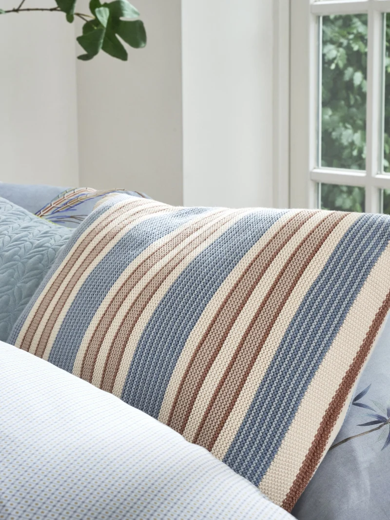 Pip Studio Bonsoir Combistripe Kissen blau 40x60cm (1 Stück)