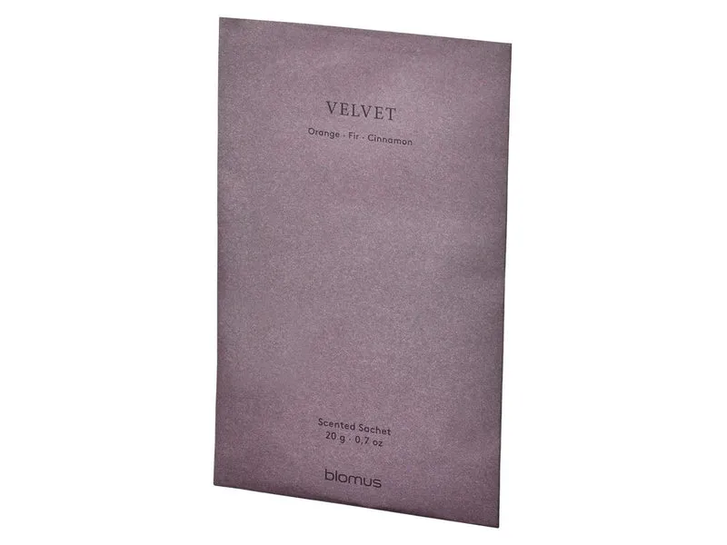 Blomus TUOKSU Duftsachets Velvet midnight plum Set 3tlg