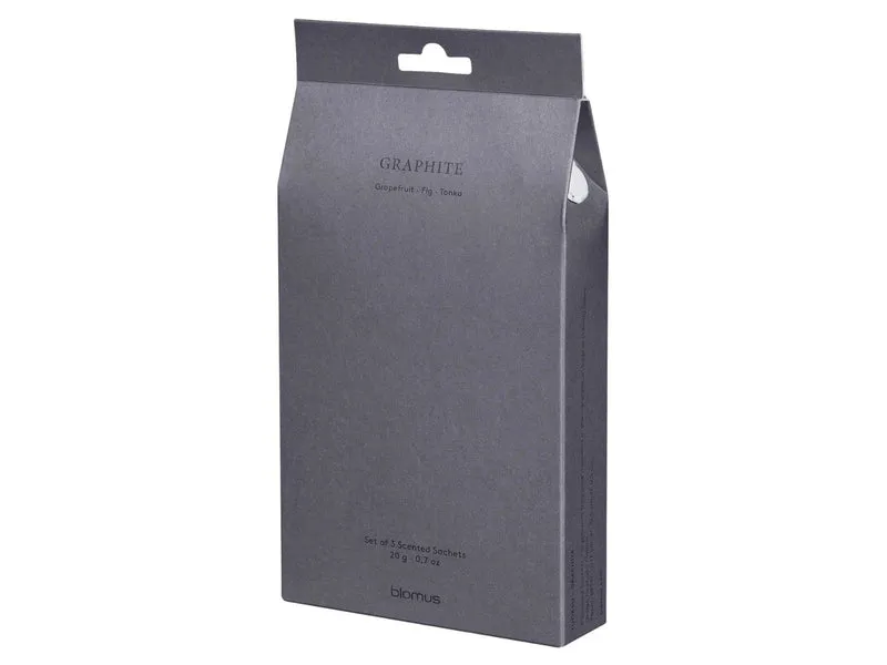 Blomus TUOKSU Duftsachets Graphite sharkskin Set 3tlg