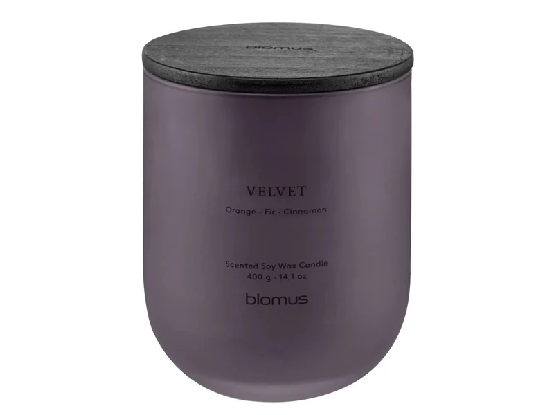 Blomus TUOKSU Duftkerze L Velvet midnight plum 11cm