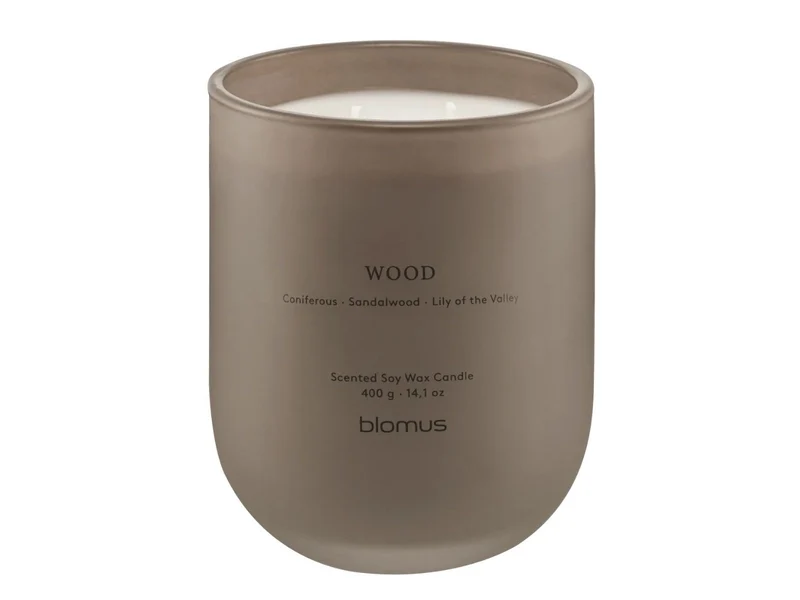 Blomus TUOKSU Duftkerze L Wood coffee 11cm