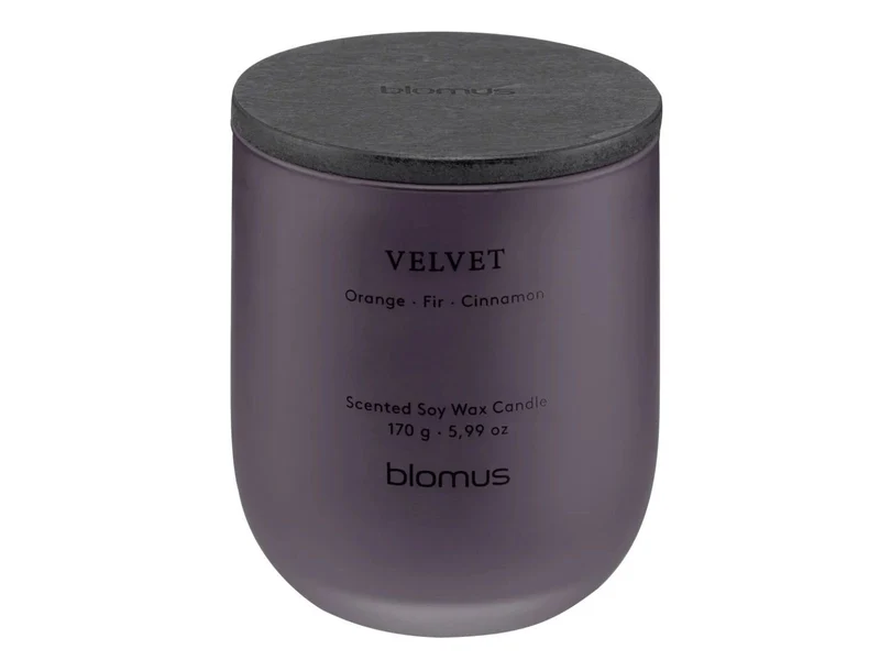 Blomus TUOKSU Duftkerze S Velvet midnight plum 9cm