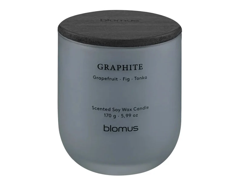 Blomus TUOKSU Duftkerze S Graphite sharkskin 9cm