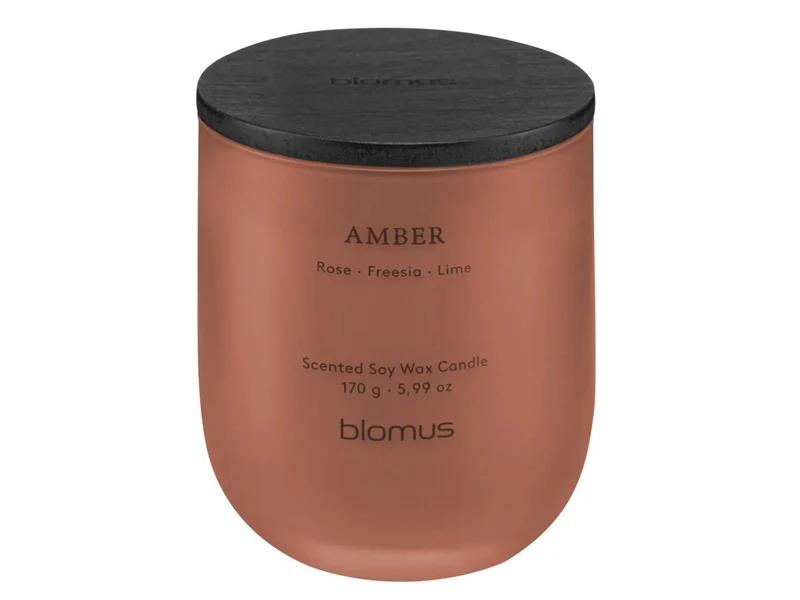 Blomus TUOKSU Duftkerze S Amber rustic brown 9cm