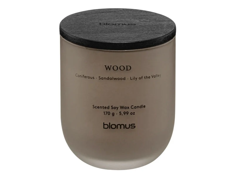 Blomus TUOKSU Duftkerze S Wood coffee 9cm