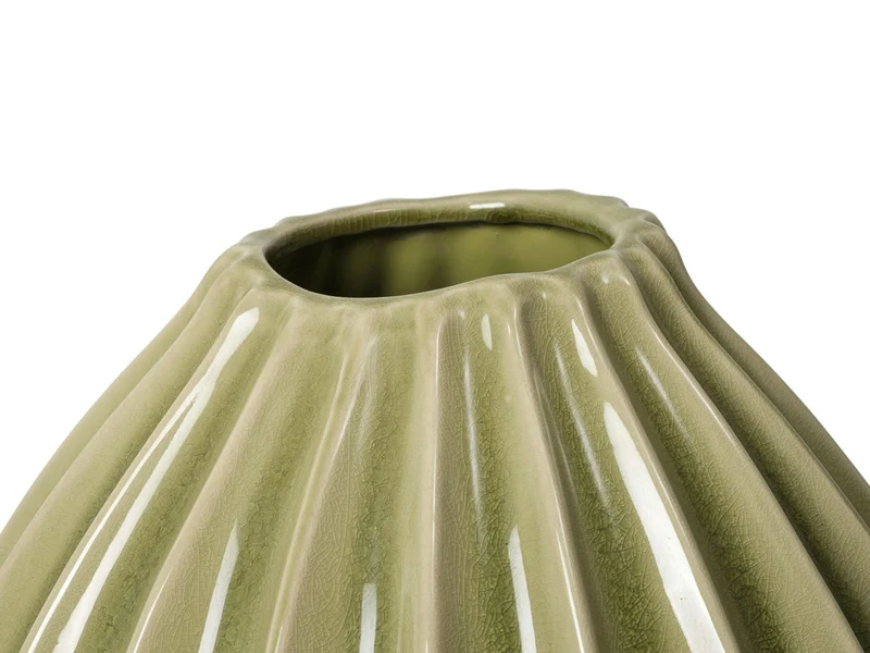 Broste Copenhagen Wide Vase XL Dry sage 40cm