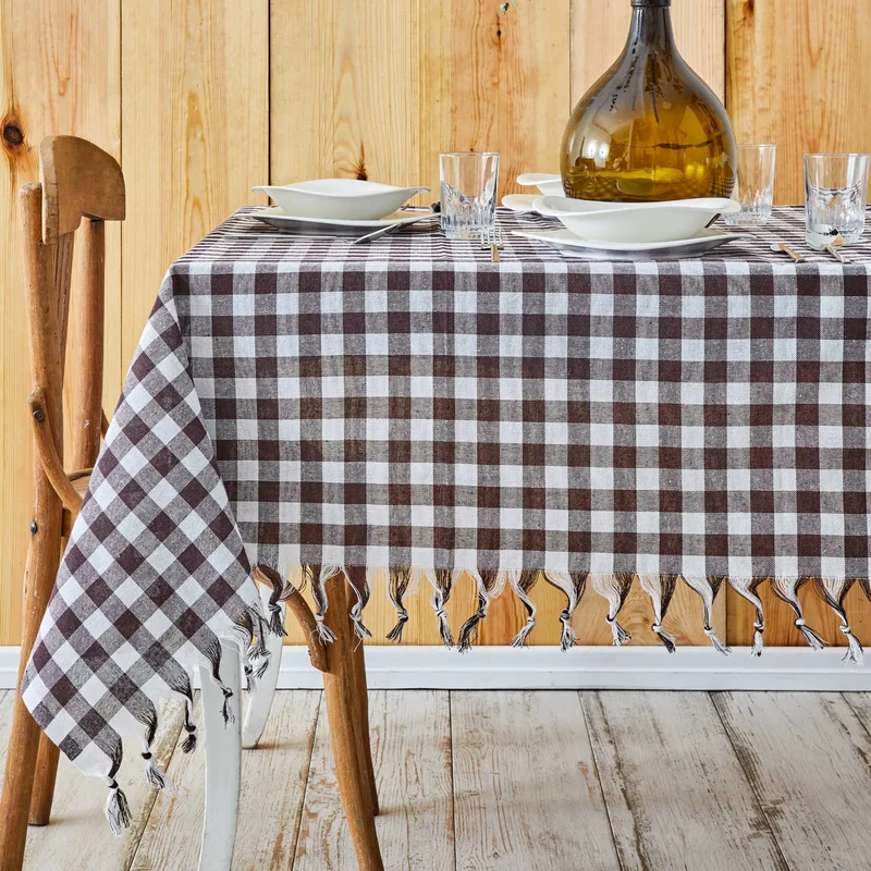 Sarah Anderson Quadratische Kaffee-Picknick-Tischdecke 140x140 cm