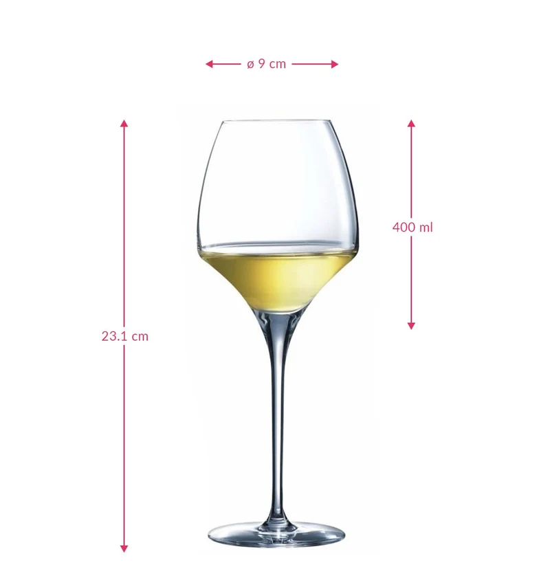 Chef & Sommelier Weiße Weingläser Open Up 400 ml - 6 Stücke